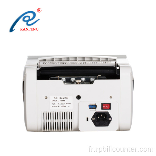 Machine de comptage de billets de commande de trieur de papier indien R688